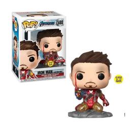 Funko Pop Marvel Os Vingadores Homem de Ferro 580 #   Boneca de figura de vinil que brilha no escuro I AM IRON MAN Edição especial Modelo colecionávelToys - Image 3