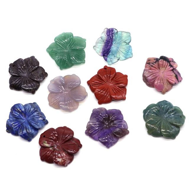 Colar Elegante de Pingentes de Pedra Natural para Mulheres com Ametista, Quartzo Rosa e Cristal de Cura