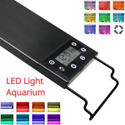 Aquário Super Slim LED Light, Iluminação de Espectro Completo Escalável, Decoração do Tanque de Peixes, Lâmpada de Crescimento Aquático, 30-60cm, 100V-240V - Image 1