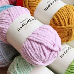 Fio De Lã Para Tricô DIY, Fio De Crochê De Espessura Macia, Lenço e Chapéu De Camisola Artesanal, 100g por Bola - Image 3