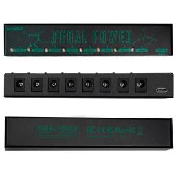 M-VAVE-PEDAL Fonte de alimentação Pedal de guitarra, 8 DC isolado, 9V, 100mAh ou 300mAh saídas, peças e acessórios de guitarra portáteis - Image 2