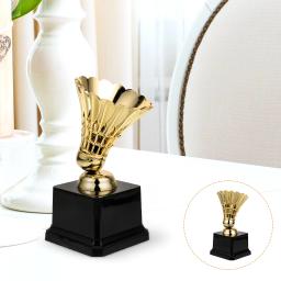 Prêmio troféu decoração artesanato lembranças modelo para campeão medalha de badminton crianças jardim de infância competição celebrações troféus - Image 4