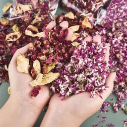 Flor Seca Confete De Casamento, Pétala 100% Natural, Pop Biodegradável, Chuveiro De Noiva, Festa De Férias, Cone De Papel DIY Deco Rose, 10g - Image 2