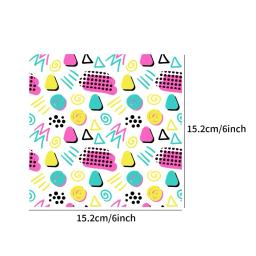 Fundo colorido Scrapbook Paper, Material Decoração do feriado, Papel de Embrulho, Qualquer Ocasião, Especialidade Origami Paper, 24Pcs - Image 4