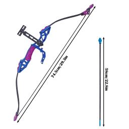 Brinquedos profissionais de tiro com arco para crianças e adultos, equipamento recurvo, esportes competitivos, ao ar livre, meninos, jogo de jardim - Image 3