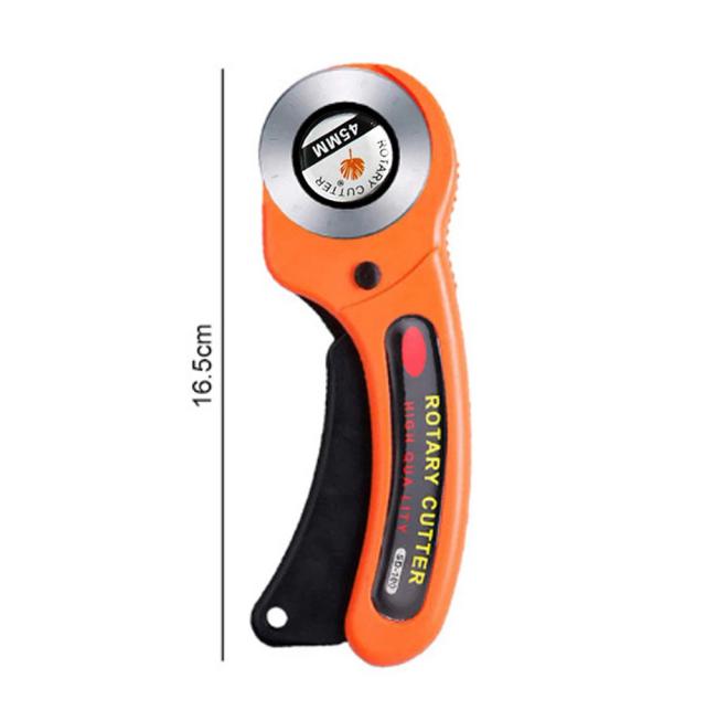 Cortador Rotativo de Couro Craft 45mm para Corte Preciso de Tecido, DIY, Patchwork e Quilting