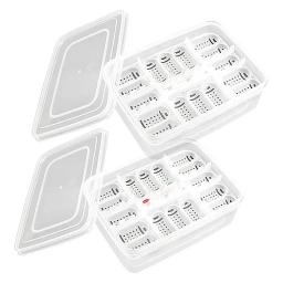 Caixa de incubação transparente Reptile Egg, Caso para incubação Gecko Lagartos Lions Juba, Reprodução Incubação, 16 Grades - Image 1