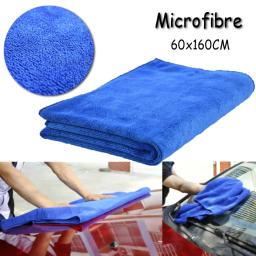 Toalha de limpeza do carro de microfibra grande, Panos azuis macios da cozinha, Detalhando autopeças, Car Wash Maintenance Accessories - Image 6