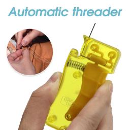 Auto agulha Threader costura manual, Esducer de agulha rápida Dispositivo de rosca automática Costura de fio de chumbo Ferramenta doméstica - Image 1