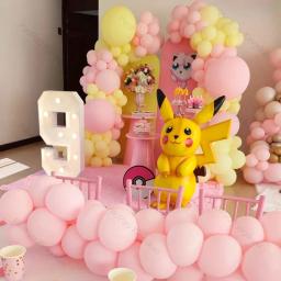 Pokémon Pikachu Balão para Crianças, Squirtle e Bulbasaur, Balão de Bolso, Decorações para Festas de Aniversário - Image 4