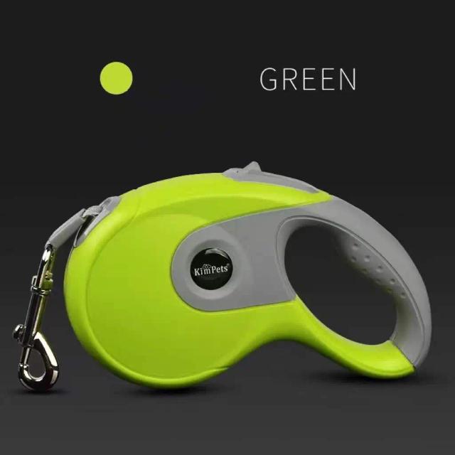 Fita Retrátil de Nylon para Cachorros - 3/5/8m, Durabilidade e Conforto para Passeios com seu Pet