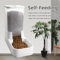 Alimentador automático do animal de estimação para o gato e o cão, todos os alimentos para gatos, água potável, cão suprimentos - Image 5