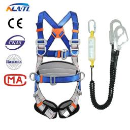Cinto De Segurança De Trabalho Aéreo, Proteção De Construção, De Alta Altitude, Escalada, Ao Ar Livre Expandir Treinamento, Arnês De Corpo Inteiro, Corda Segura - Image 1
