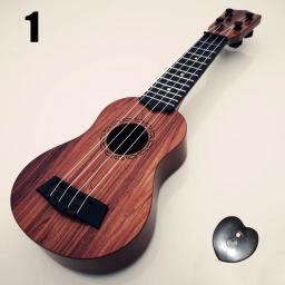 Guitarra Ukulele clássica para iniciantes, Instrumento Musical Educacional, Brinquedo para crianças - Image 5