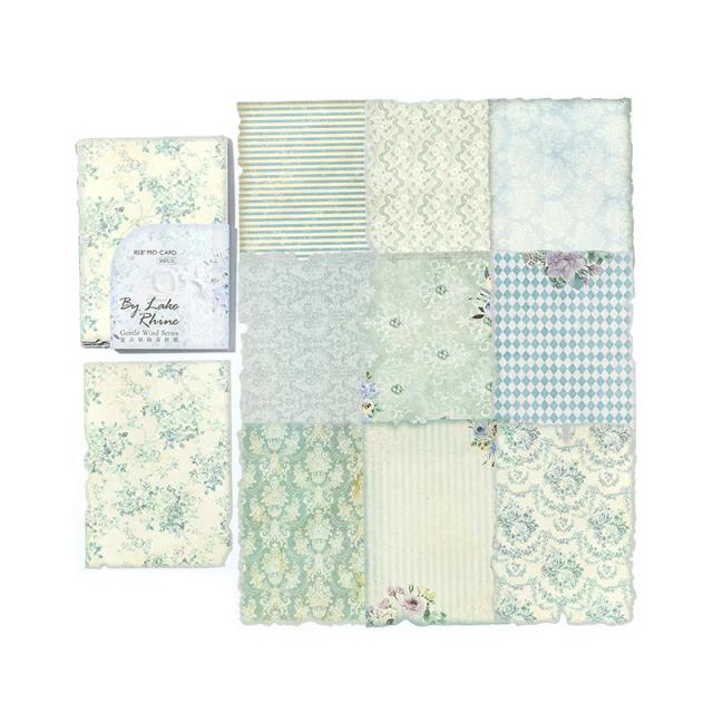 Papel Decorativo Suave para Scrapbooking - 30 Unidades perfeito para Colagem, Artesanato e Journaling