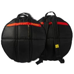 Bolso de tambor de manivela leve saco de agitador de mão de 22 polegadas tampa de saco de tambor de manivela de 23 polegadas caixa de tambor de agitador de mão tampa de mochila de ombro único/ombro duplo/bolsa de tambo - Image 1