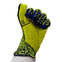 Novo látex futebol goleiro luvas engrossado futebol proteção profissional crianças adulto goleiro futebol esportes goleiro luva - Image 3