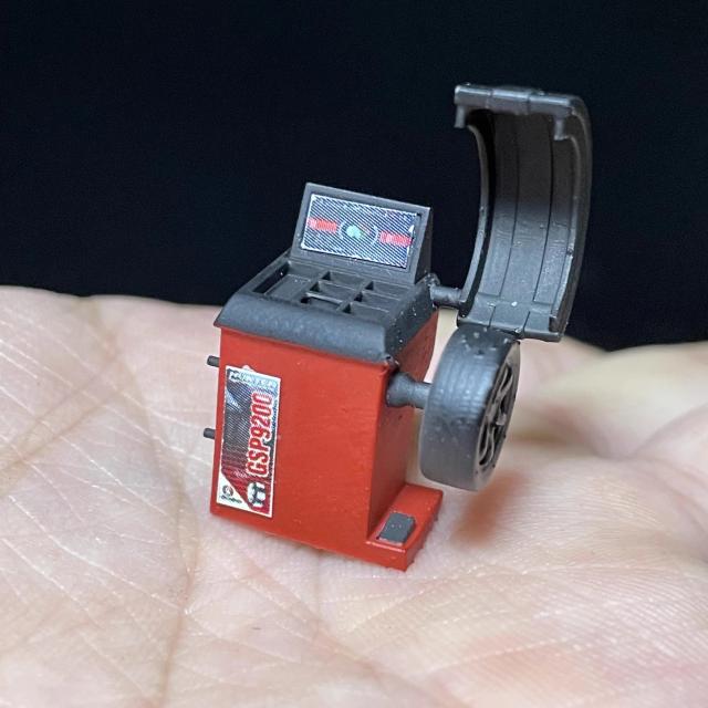 Máquina de Equilíbrio Dinâmico para Miniaturas de Carros em Decoração de Cenários em Escala 1:64