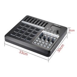 Portátil USB MIDI Controlador de teclado com cabo, Mini MIDI Pad, 16 Drum Pad, Novo Mundo, PANDA200, 2023 - Image 6