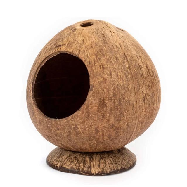 Gaiola Compacta para Hamster com Resistência a Arranhões e Design Confortável de Ninho em Casca de Coco
