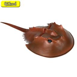 Figuras de ação colecionáveis de animais do mar, modelos de figuras de brinquedo, imitação de caranguejo, skate, ferradura, polvo, tartarugas do mar, presente para crianças - Image 1