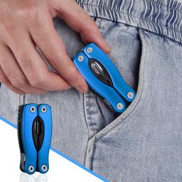 LUCHSHIY-Multitool Alicatadores de Cabo, Fio Cortador, Alicatador Dobrável, Outdoor Camping Bolso, Mini Faca Portátil, chave de fenda, chave de fenda - Image 5