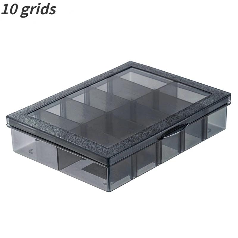 Caixa de armazenamento transparente ajustável, Multi-Lattice Slots, maleta de ferramentas, caixa de artesanato, acessórios para jóias - Image 1