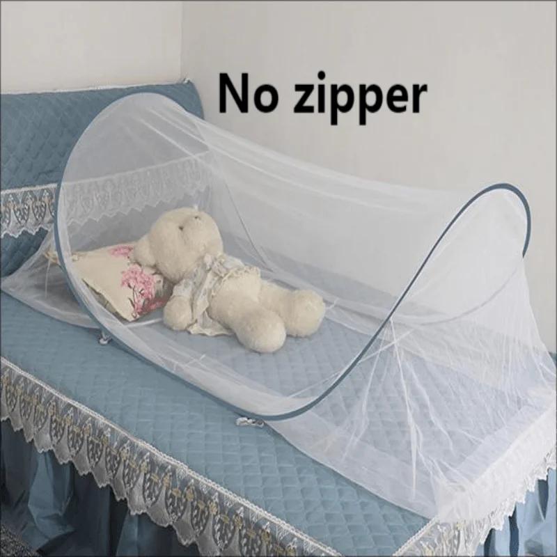 Mosquiteiro para todas as temporadas para um, fácil de dobrar, entrada com zíper, ajuste universal, sem instalação, poliéster durável, para todas as temporadas - Image 1