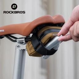 Rockbros mini saco de sela da bicicleta leve pequeno 0.35l saco portátil multi função sacos mão ciclismo saco acessórios da bicicleta - Image 3