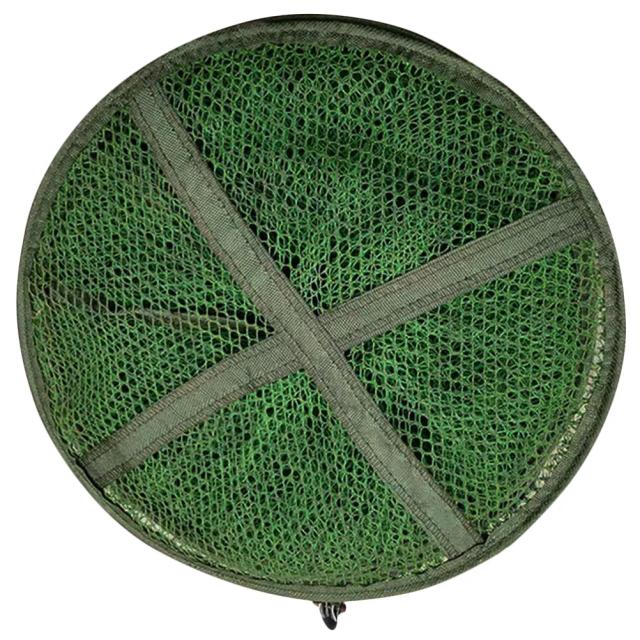 Cesta de Pesca Dobrável com Rede de Proteção e Armazenamento para Peixes