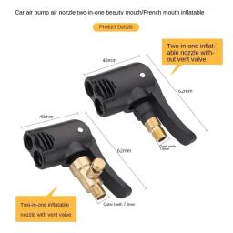 Bomba inflável portátil Bike Tire Air Chuck, adaptador de cabeça dupla, bicicleta pneu roda válvula parte, conversor de latão - Image 5