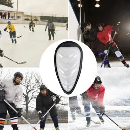 Guarda esportiva para homens, protetor atlético, calças de gelo, calças de patinação terrestre, escudo interno, equipamento protetor esportivo de hóquei - Image 4