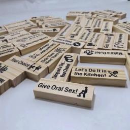Cinco versões para escolher de 48 peças, casal, flertando, bloco de construção, jogo de torre de empilhamento, entretenimento de festa para adultos, produto sm - Image 2