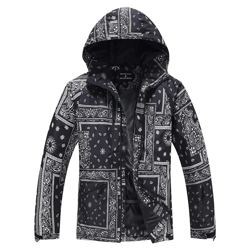 Conjunto de calças de esqui para homens e mulheres, roupa exterior, snowboarding, traje de neve impermeável, nova moda - Image 1