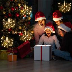 25 à prova dwaterproof água quente branco fogo de artifício led luzes da corda aa bateria fio de cobre festa de casamento natal guirlanda luz de fadas lâmpada - Image 2
