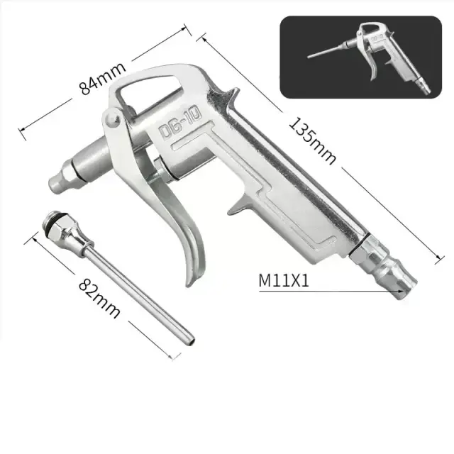 Pistola de Ar Pneumático para Airsoft e Limpeza - Spray Despoeirador 1,4" (1 Unidade)