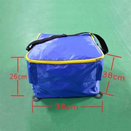 Cesta de treinamento de treinamento de treinamento de bola caixa de coleção de tênis carrinho de tênis - Image 4
