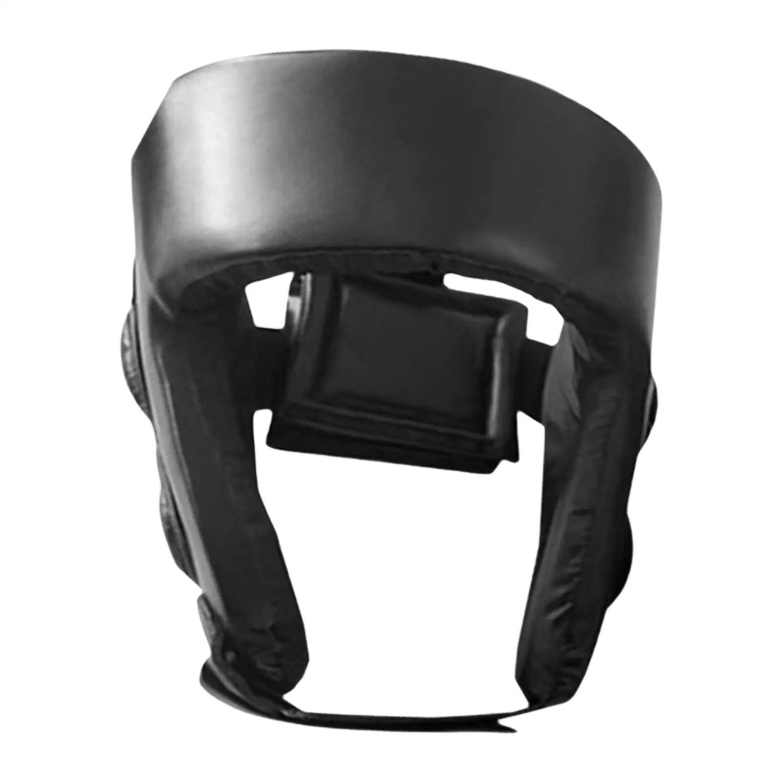 Capacete de boxe sparring arnês testa e proteção de ouvido proteção facial completa para mma taekwondo karate luta adultos - Image 1