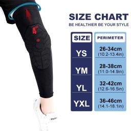 Joelheiras de Compressão Favo de Mel para Esportes, Equipamento de Proteção para Basquete, Voleibol, Ciclismo, Crianças, Juventude, 3-12 Anos, 1 Pc, 2Pcs - Image 6