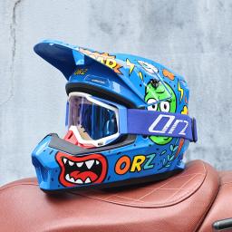 ORZ-903-Capacete off-road para motocicleta, veículo elétrico totalmente coberto, capacete completo, downhill de montanha, todas as estações - Image 3