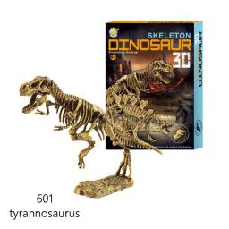 Montar Ossos De Dinossauro, Esqueleto Triceratops, Construção De Fóssil, Mammuthus Montado, Modelo Tyrannosaurus Rex, Artesanato Decoração - Image 2