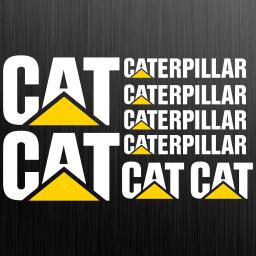 Impermeável PVC Etiqueta Do Carro, Protetor Solar, Engraçado para Caterpillar, CAT, Aufkleber Etiqueta, Bagger Escavadeira, Styling Capa Arranhões, 30cm - Image 1