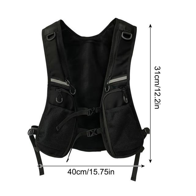 Colete Tático Multifuncional com Suporte para Telefone, Ideal para Ciclismo e Corrida