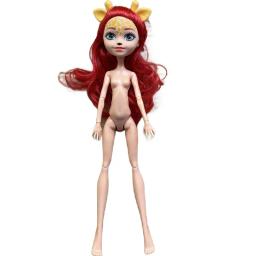 Bonecas monstro draculaura/lobo/frankie stein/aranha preta corpo móvel meninas brinquedos elefantes cervos boneca coelhos bonitos coloridos - Image 3