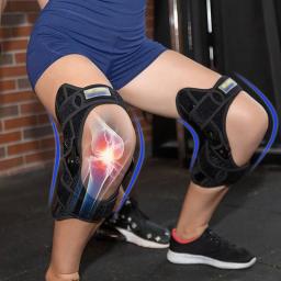 Patela Knee Booster Protector Pad, esportes ao ar livre, apoio articular auxiliar, respirável, antiderrapante, Power Lift, caminhadas, reabilitação - Image 3