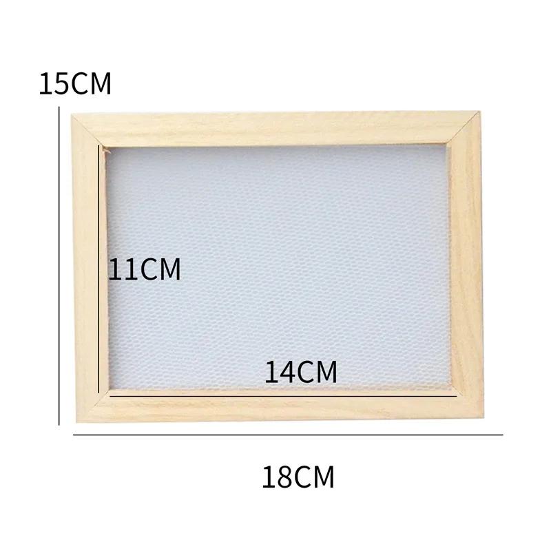 Tela de quadro para fazer papel, faça você mesmo, madeira, fabricação de papel, molde, artesanato, ferramenta de reciclagem de papel, deck de madeira, vários tamanhos - Image 1