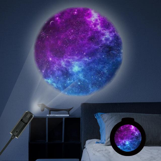 Projeção de Luz USB em Estrela para Transformar seu Quarto em um Céu Estrelado