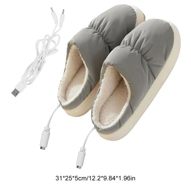 Botas Aquecidas USB Respirável Conforto Ajustável Inverno