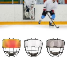 Gaiola para capacete de hóquei, máscara profissional para mulheres e homens, aumenta a visibilidade e protege seus olhos, viseira de hóquei, máscara facial - Image 4