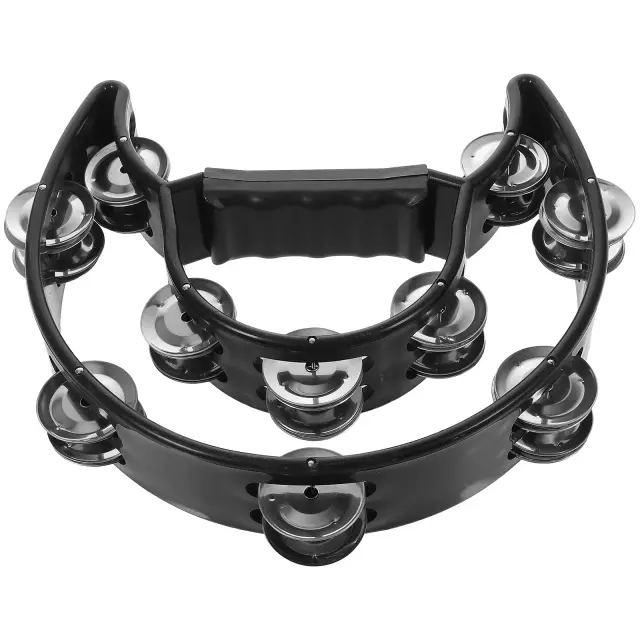 Pandeiro Original Remo para Dança Cristã - Instrumento Musical Cabaza com Design Lua e Estrela para Adultos